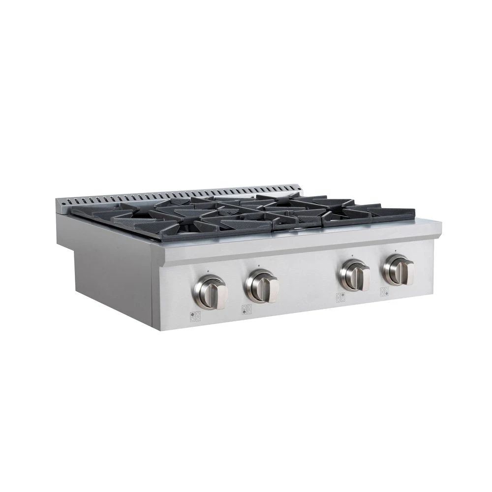 Quebec 30" Gas Rangetop Silver