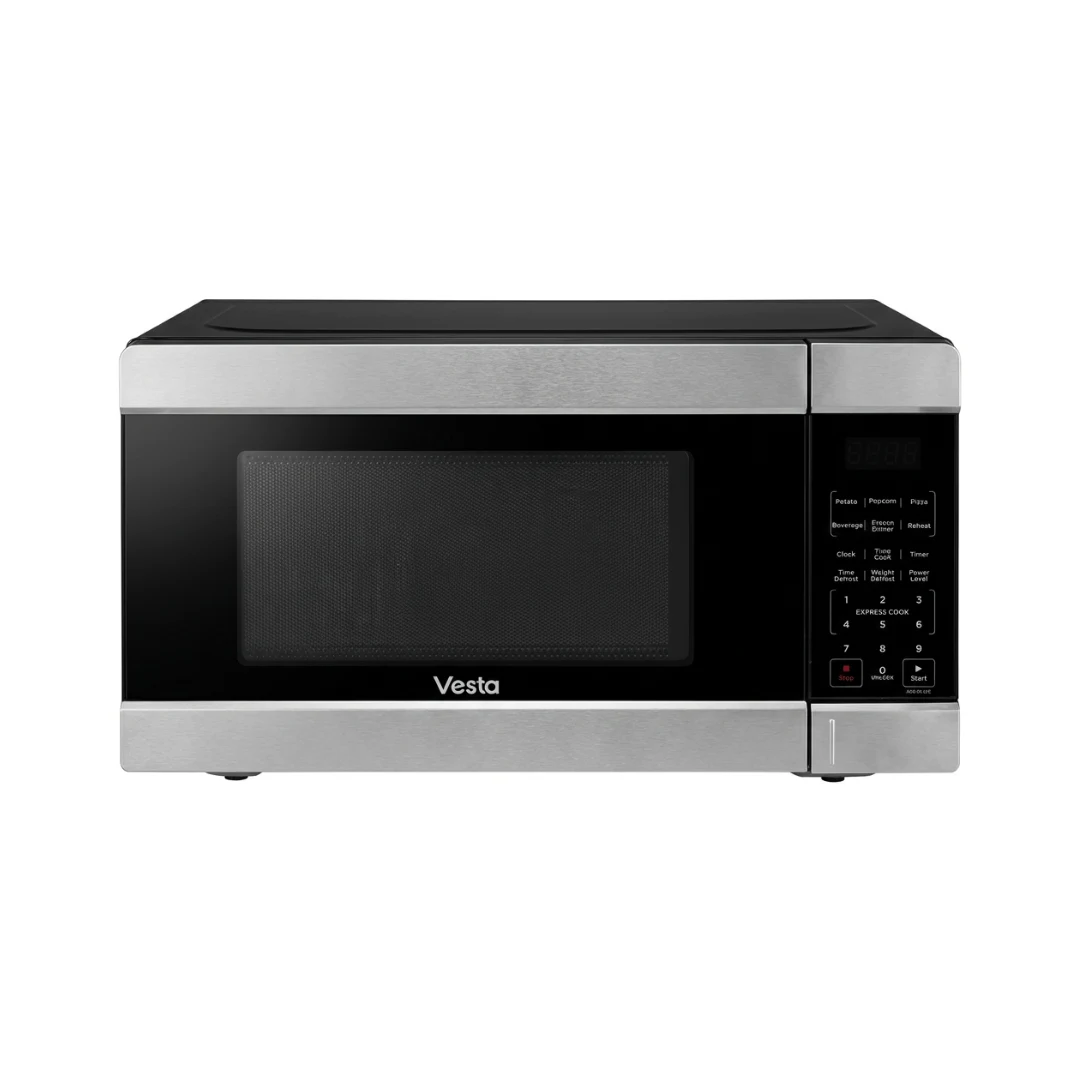 Tokyo 1.1 Cu Ft Countertop Microwave, Stainless Steel